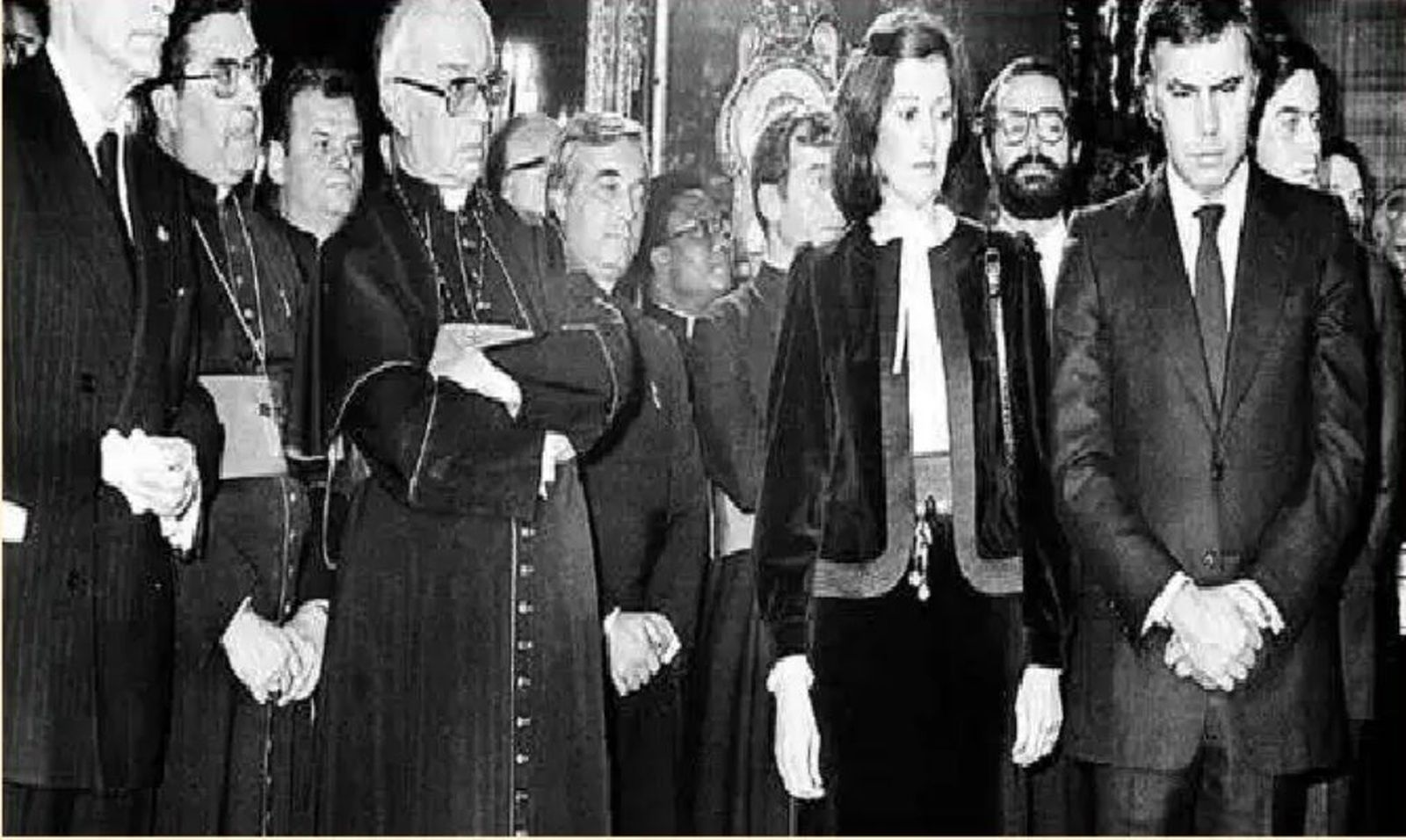 Cardenal Tarancón y Felipe González