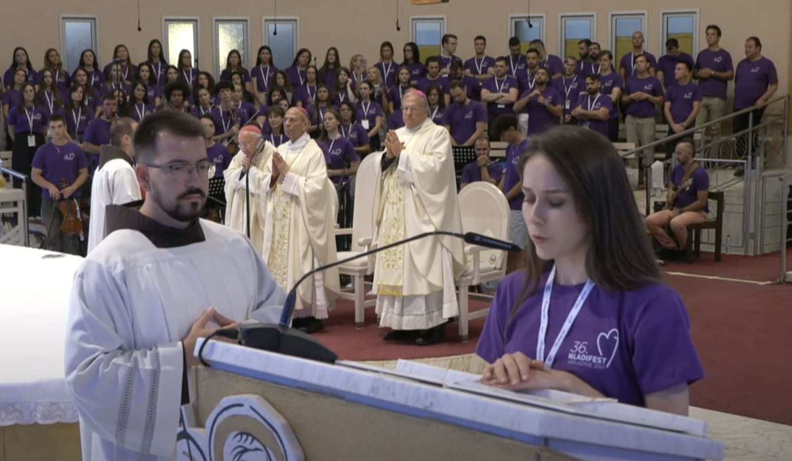 Misa inaugural del del 36. Mladifest en Medjugorje