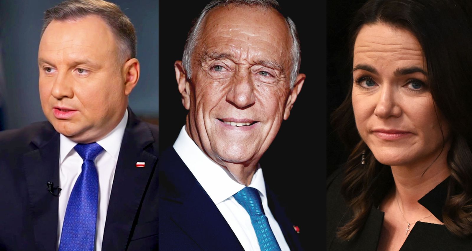Presidentes de Polonia, Portugal y Hungría