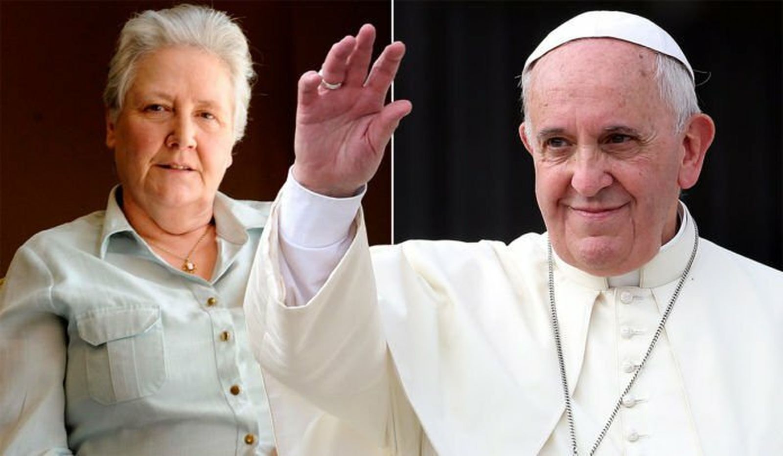 La víctima de abusos Marie Collins y el Papa