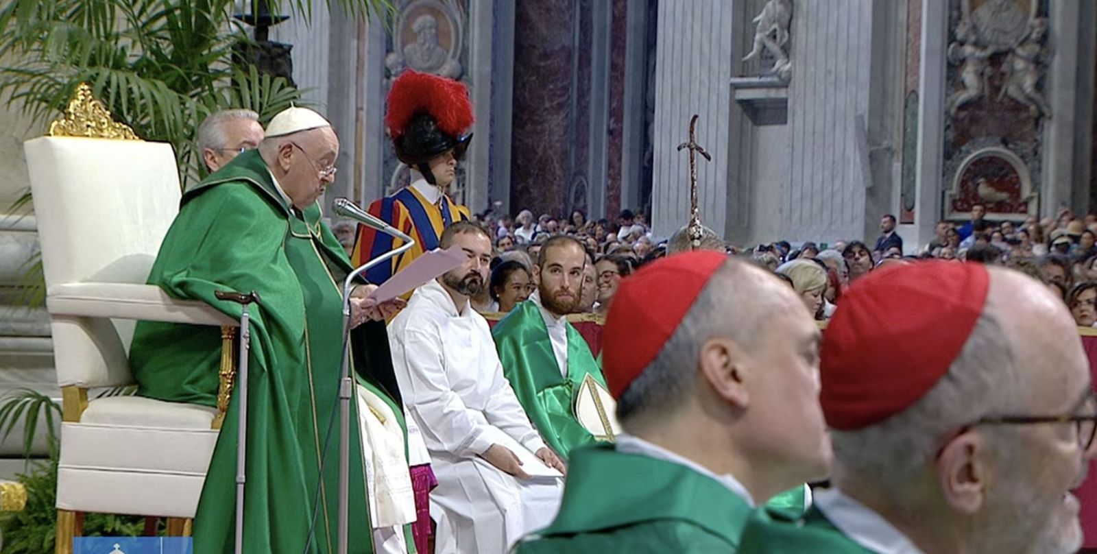 Papa, en la misa del día de los ancianos