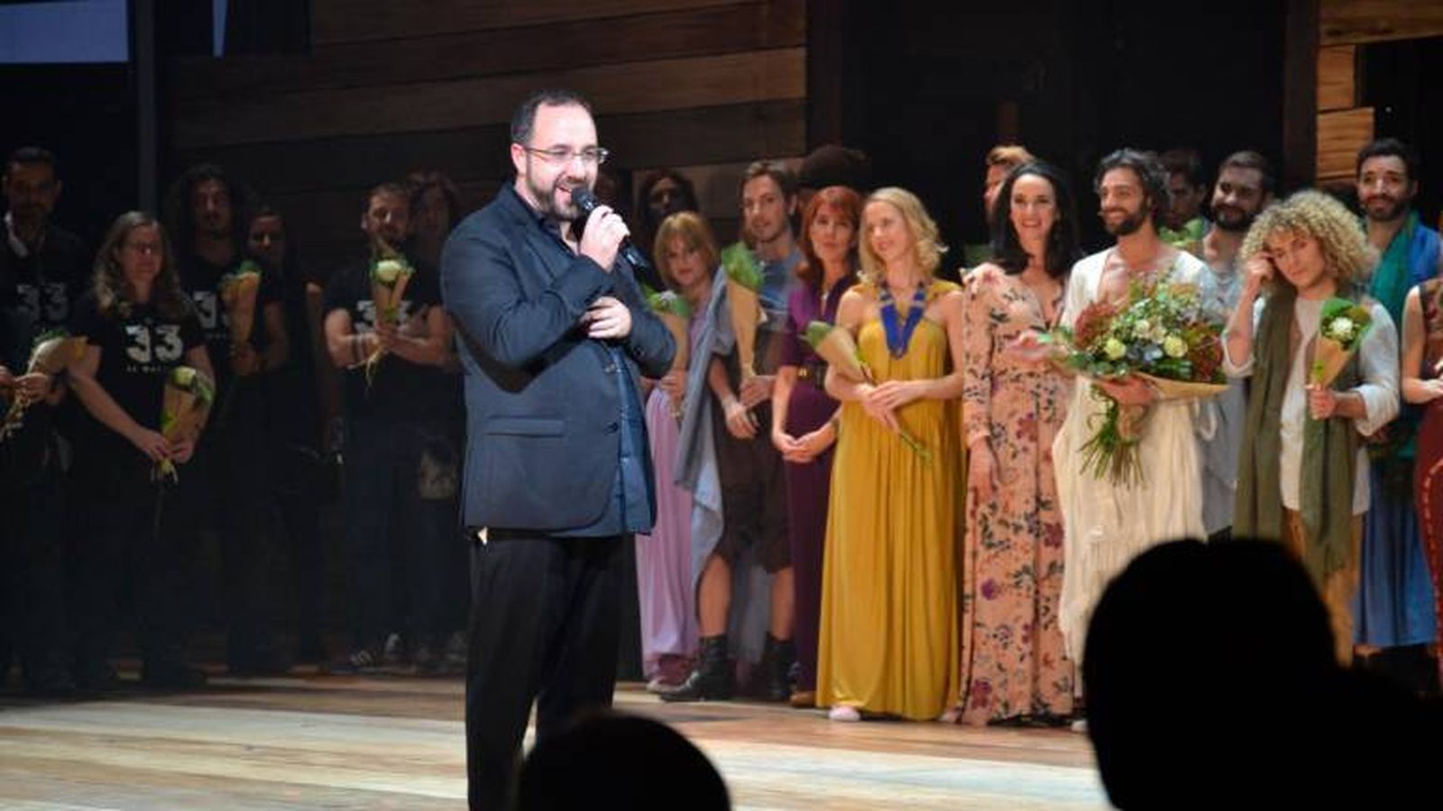 Toño Casado, en el estreno de '33 El Musical'