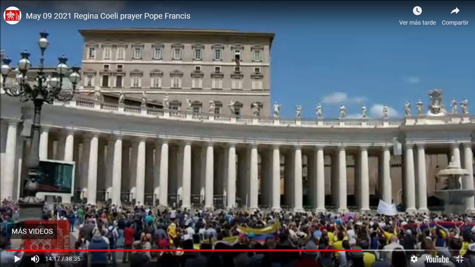PLAZA SAN PEDRO 9 MAYO 2021