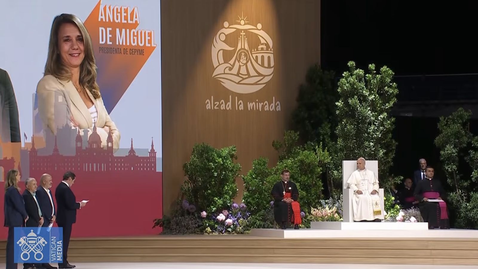 Empresa y sindicatos, con el Papa