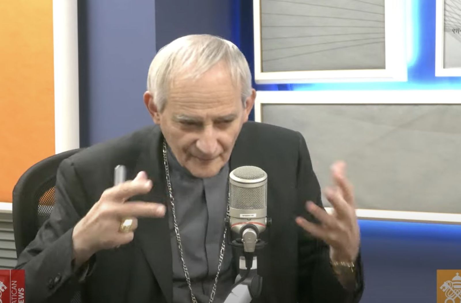 Zuppi, en la entrevista en la radio vaticana