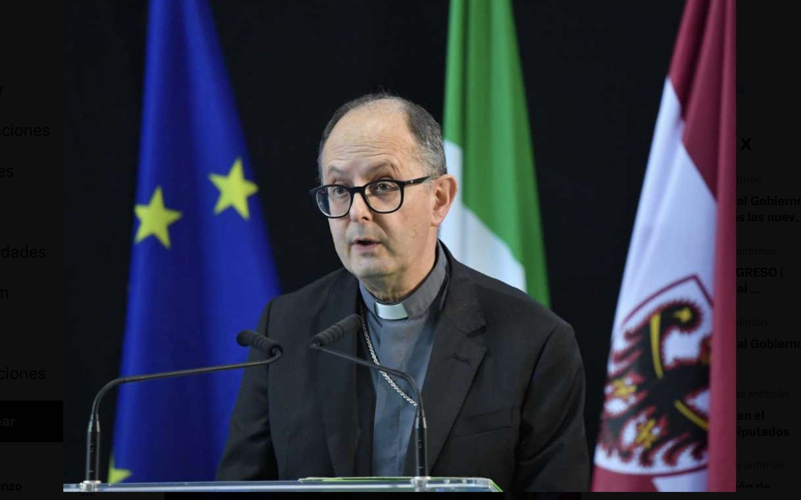 El arzobispo Ivan Maffeis