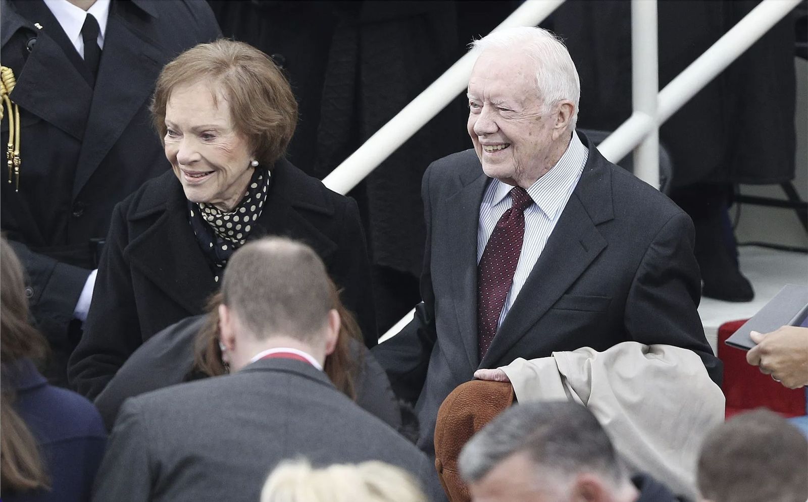 El expresidente estadounidense Jimmy Carter y su esposa Rosalyn en 2017