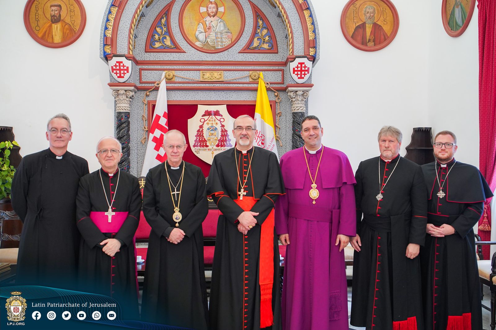 Pizzaballa, con Welby