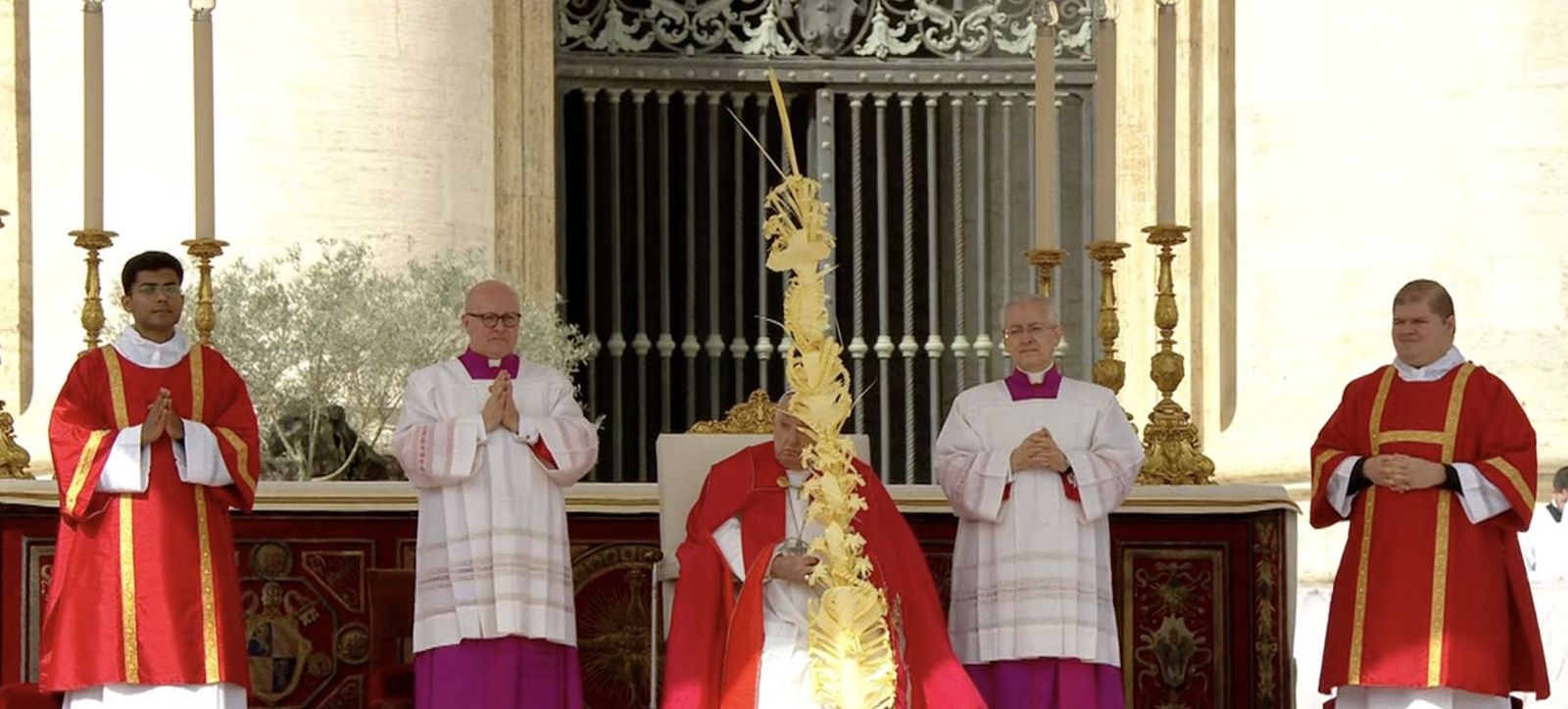Francisco, en el Domingo de Ramos