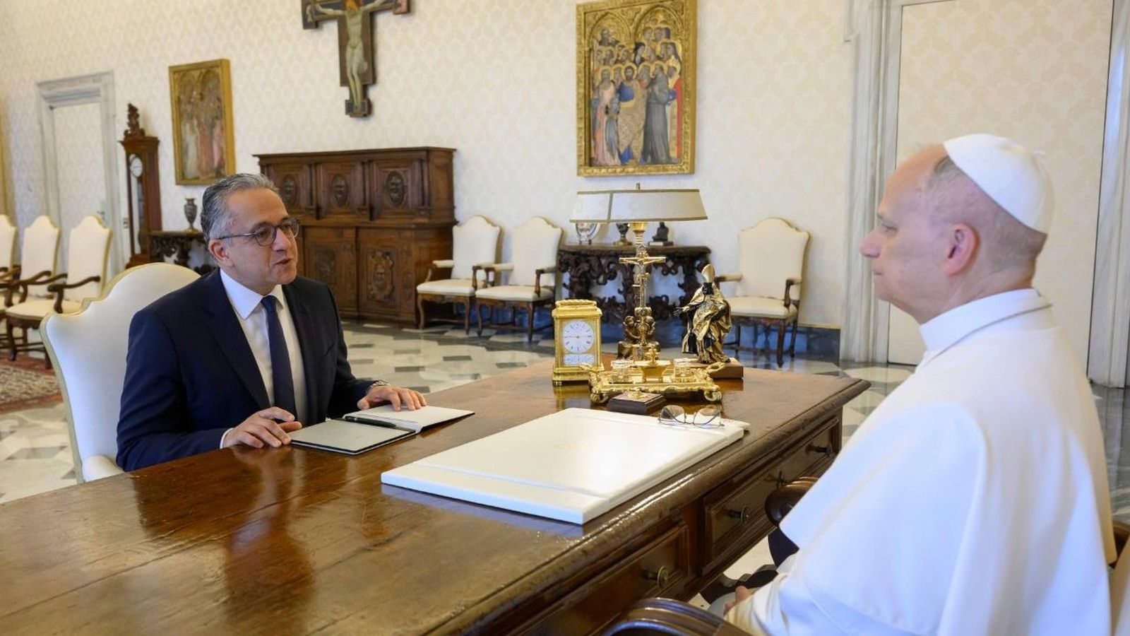 La conversación del Papa con el director de la Unesco