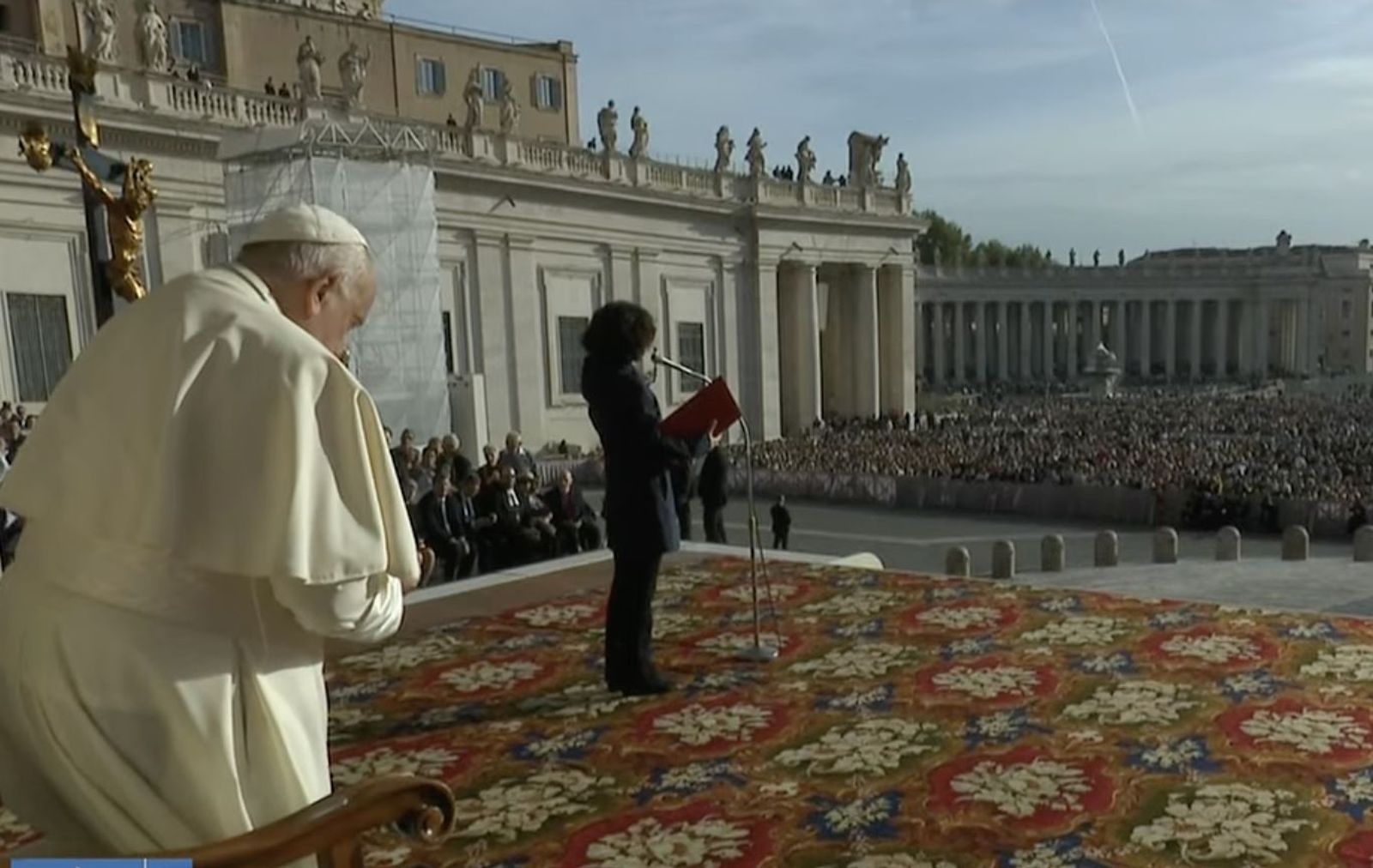 Francisco preside en la plaza de san Pedro la audiencia general