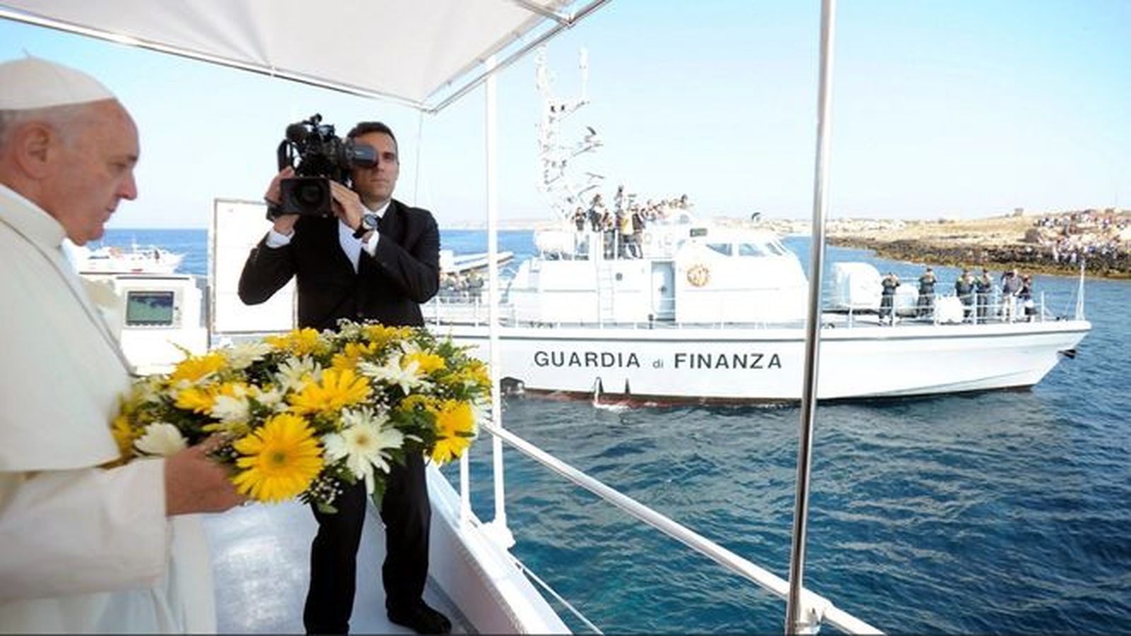 Lampedusa, primera visita de Francisco