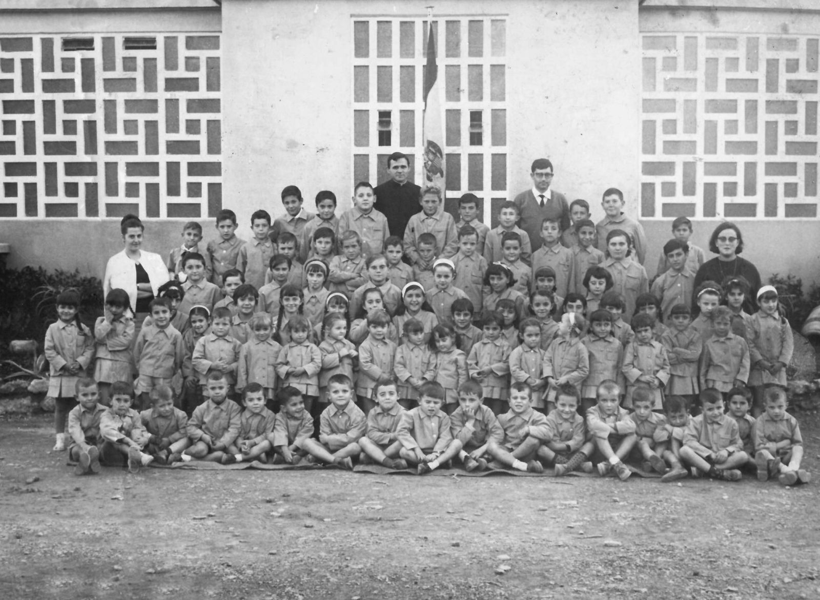 Primera promoción del colegio.