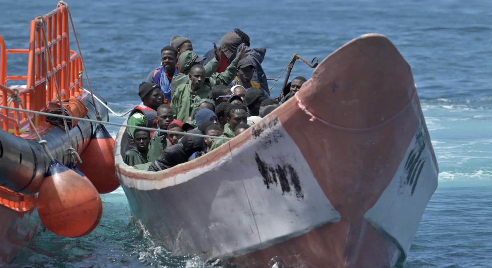 Migrantes en La Restinga