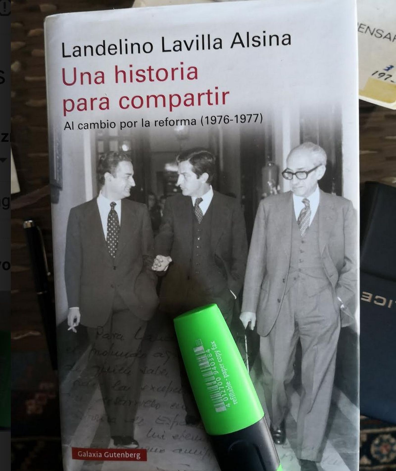 Libro de Landelino Lavilla