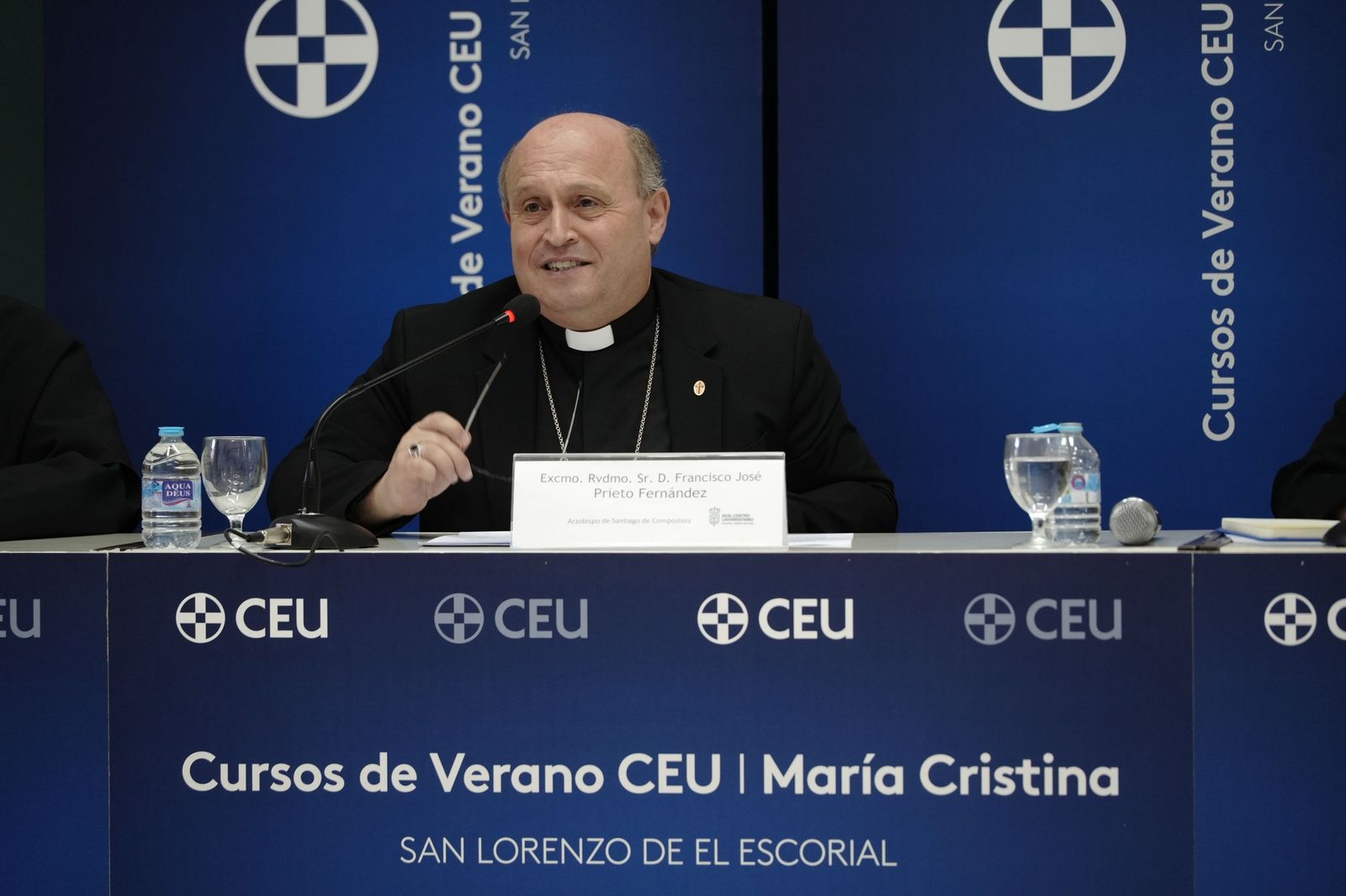 Monseñor Francisco Jose Prieto, en los Cursos Verano CEU