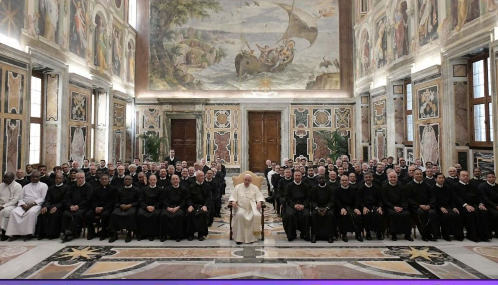 Audiencia de Francisco a los redentoristas
