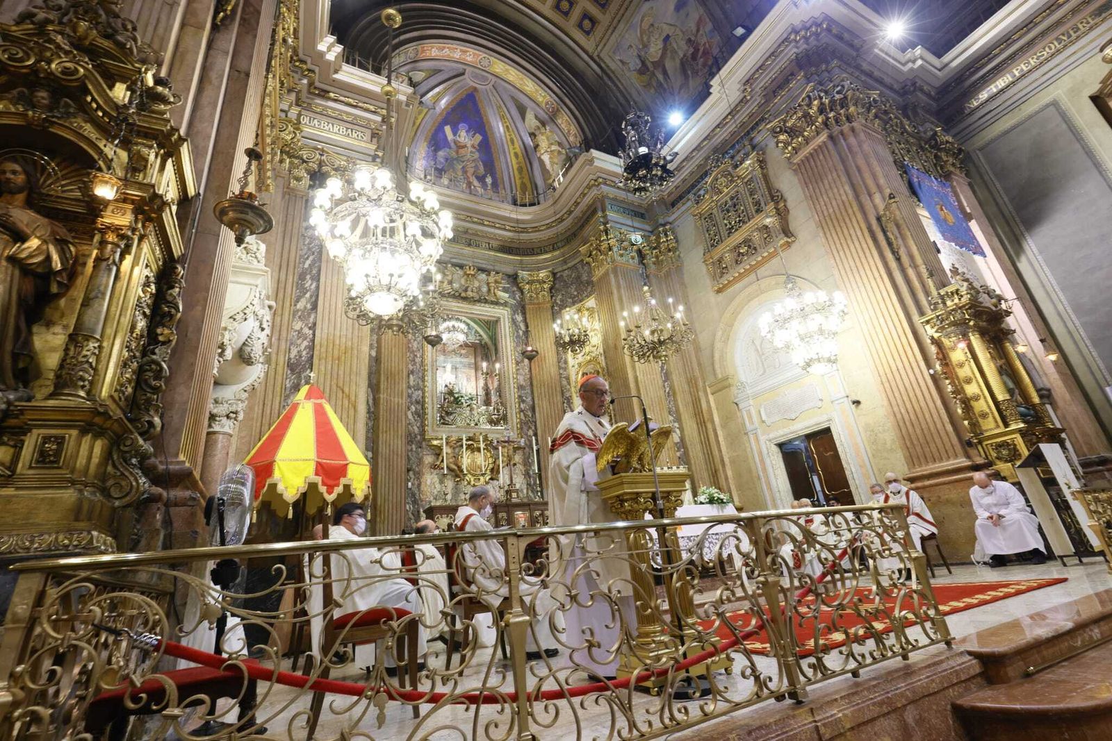 Omella, durante su homilía