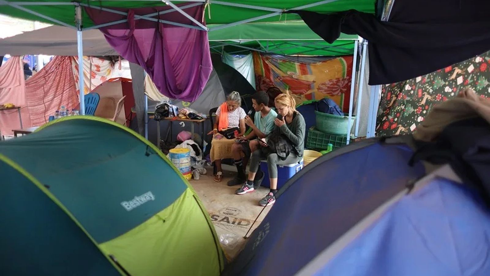 Campamentos en Venezuela para personas afectadas sin vivienda