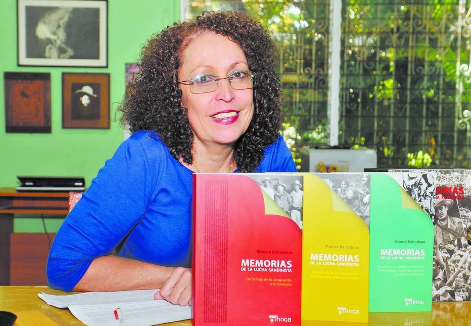 La líder sandinista Mónica Baltodano