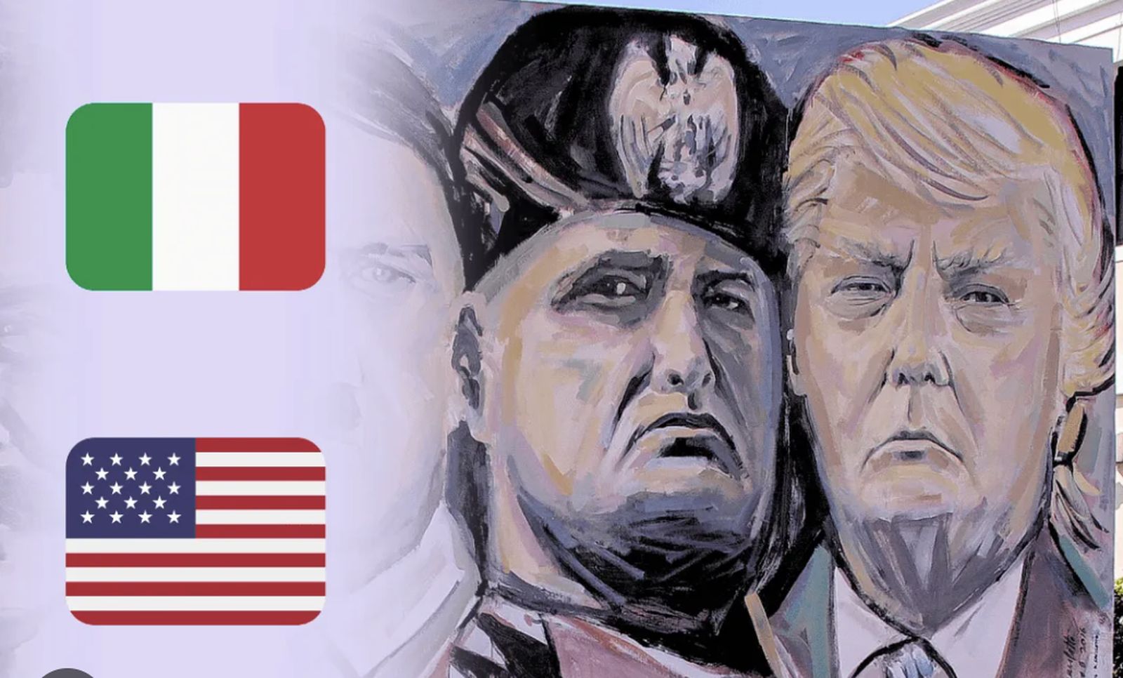 Trump y Mussolini