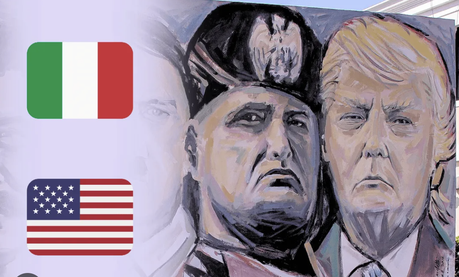 Trump y Mussolini