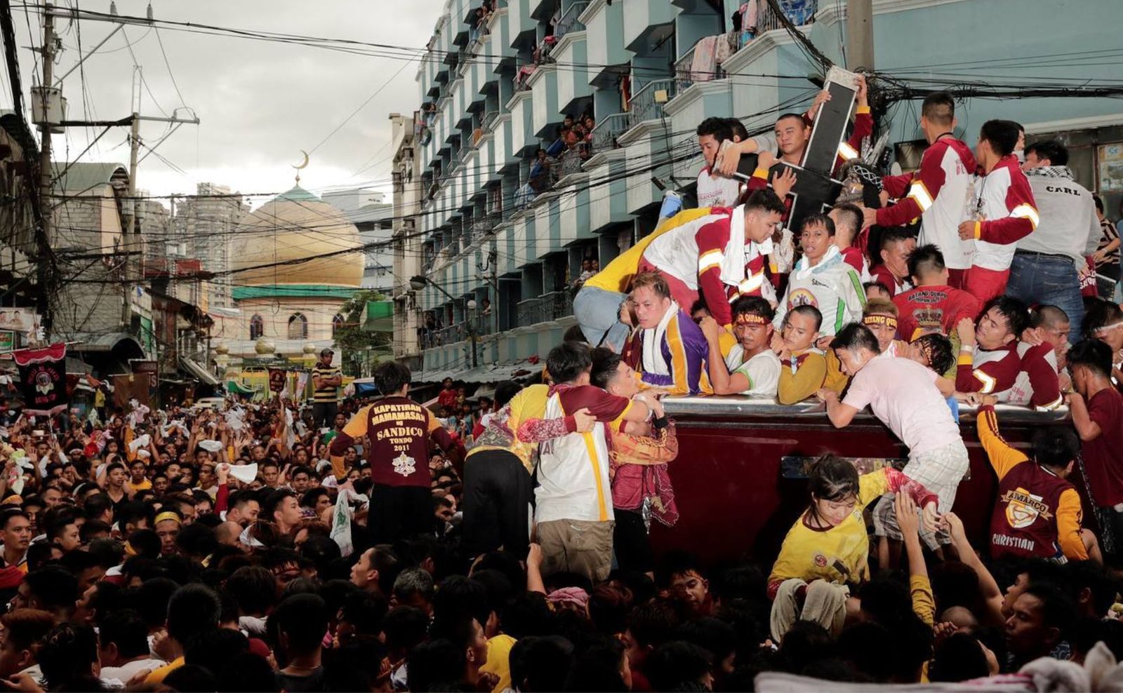 Procesión del Nazareno Negro. Manila