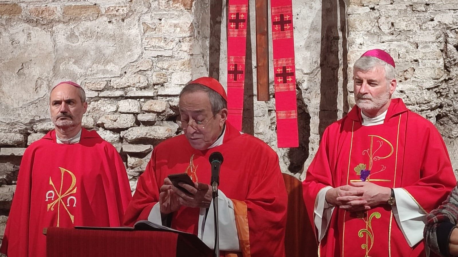 Maradiaga en Santa Domitila