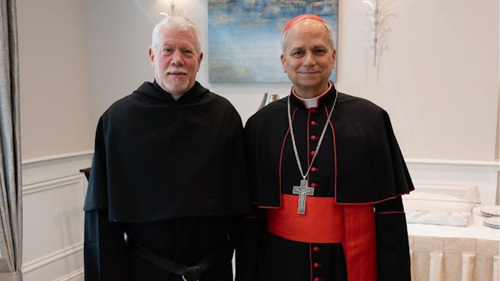 Padre Pizzo y Robert Prevost
