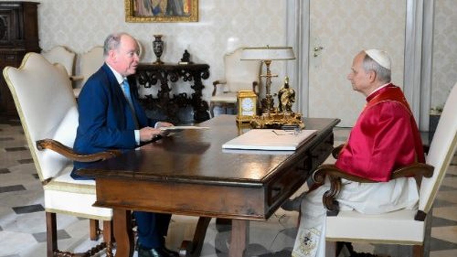 El Papa,Con Alberto de Mónaco