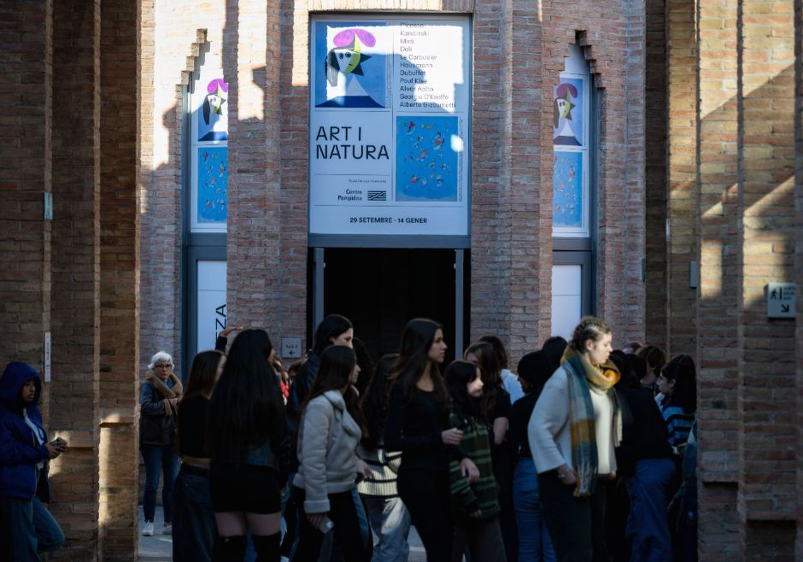 Entrada de la exposición Arte y naturaleza. Un siglo de biomorfismo, en CaixaForum Barcelona.