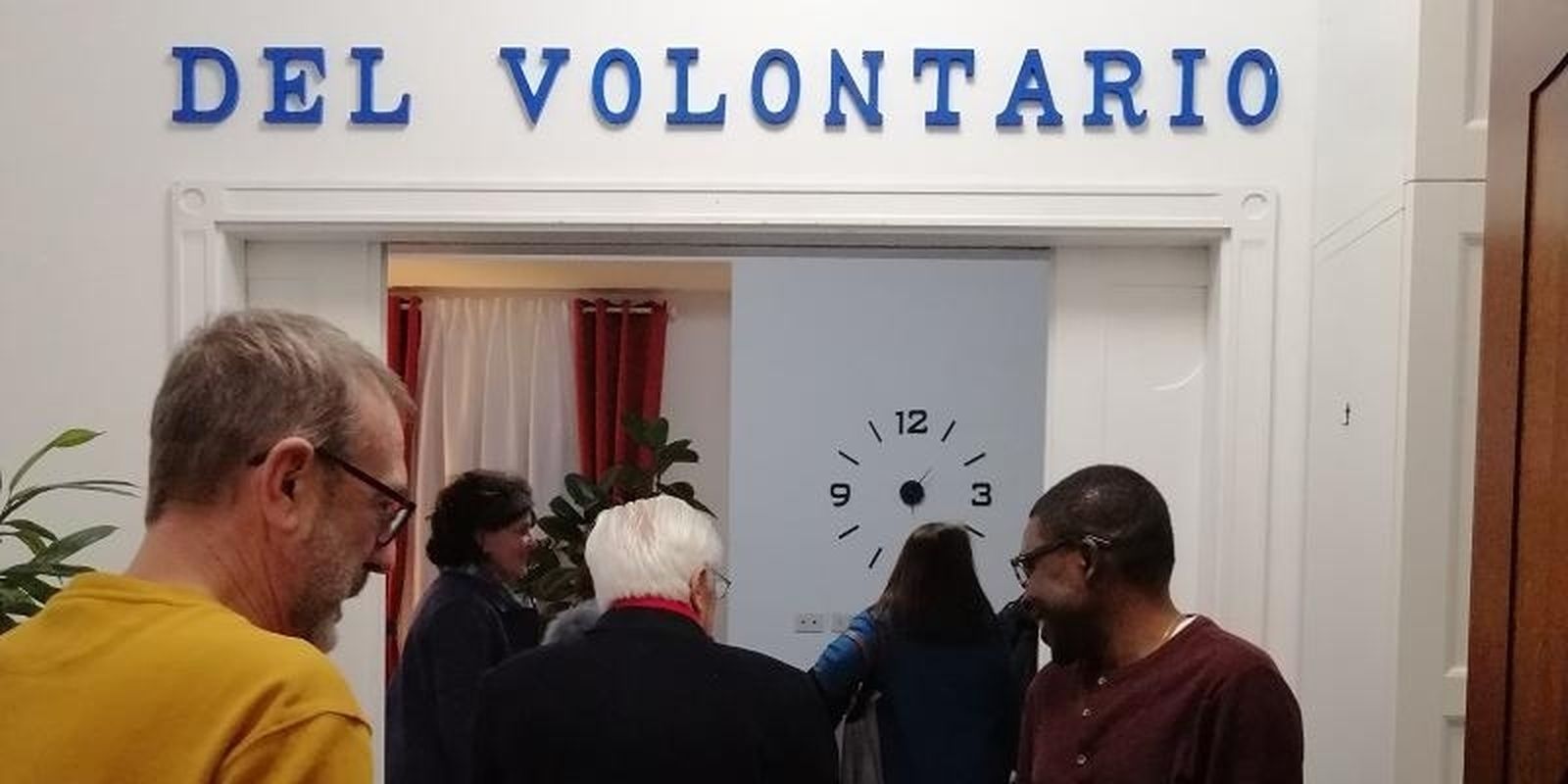 El padre Ángel, en la Casa del Voluntario