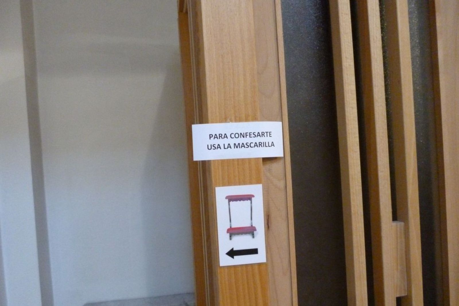 Confesionario en tiempos de pandemia