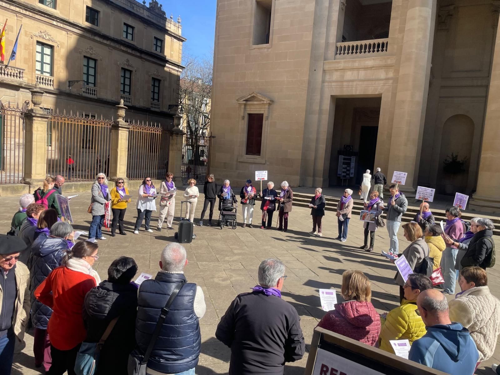 Concentración en Pamplona