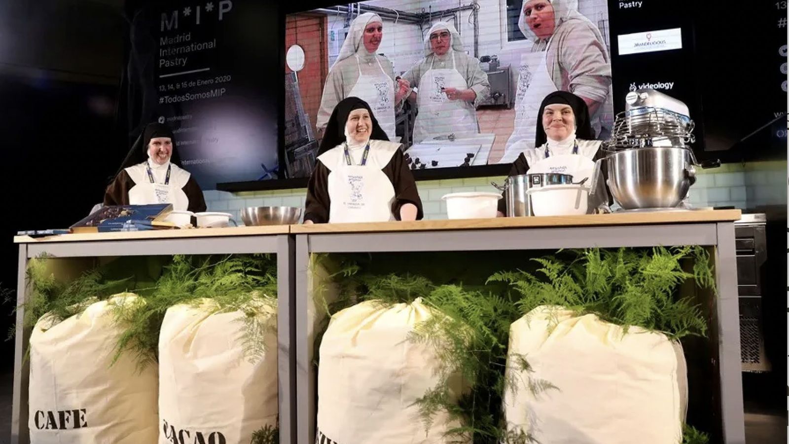 Las hermanas Sion, Israel y Miriam, del Obrador de Belorado, en una imagen de archivo