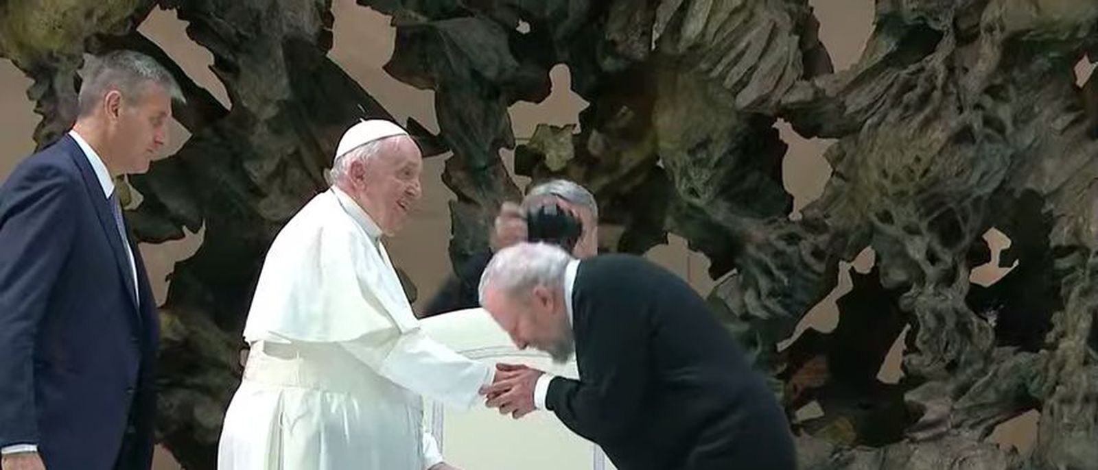 El Papa, con Kiko Argüello