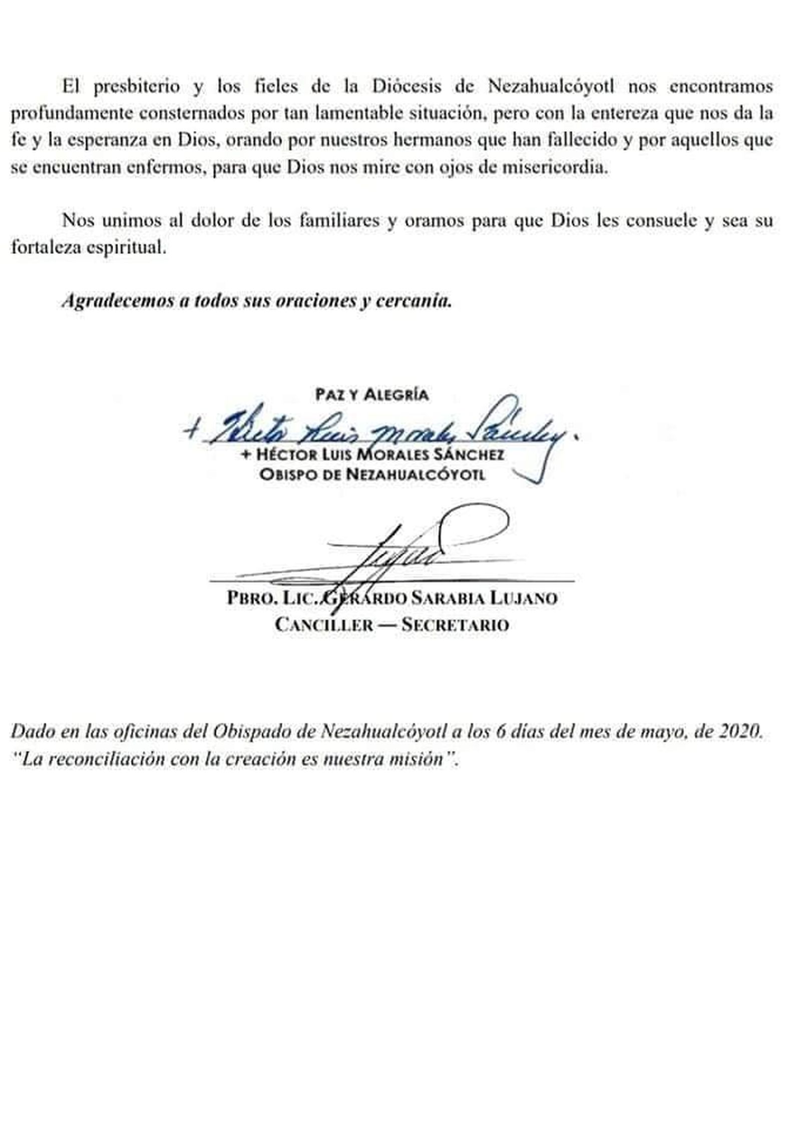 comunicado neza coronavirus 2