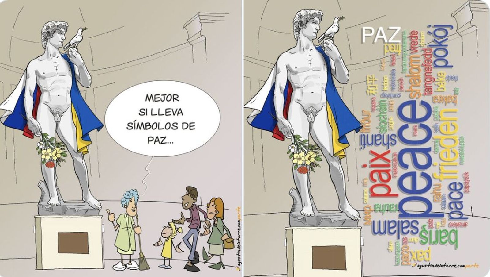 Todo por la Paz... un año de la guerra en Ucrania