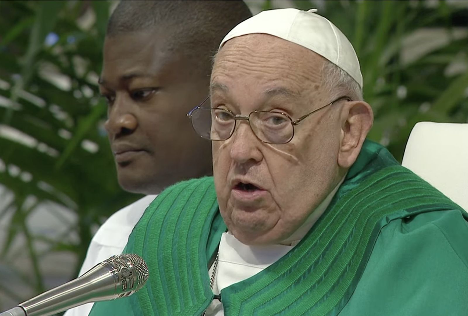 Francisco, en la misa