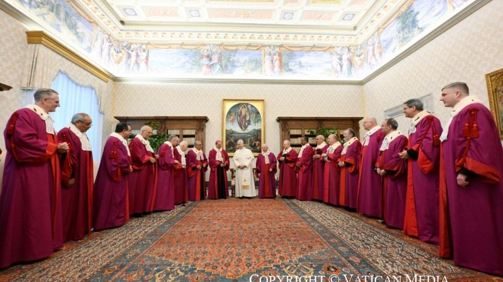 El Papa, con la Rota