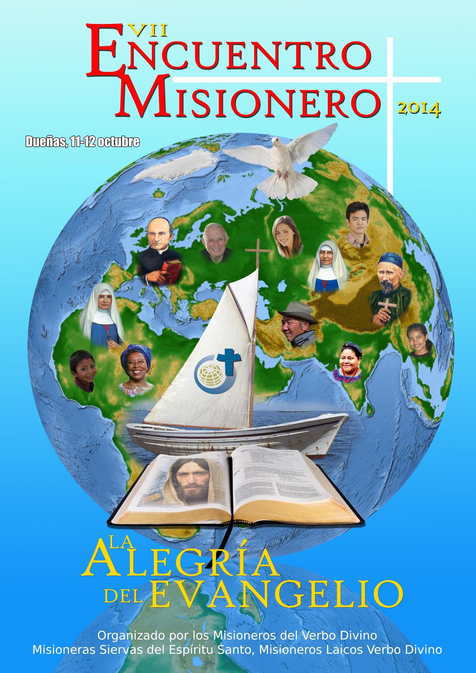 Cartel Encuentro misionero en Dueñas 2014