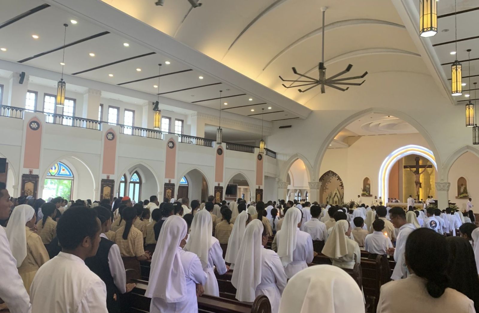 Esperando al Papa en Timor