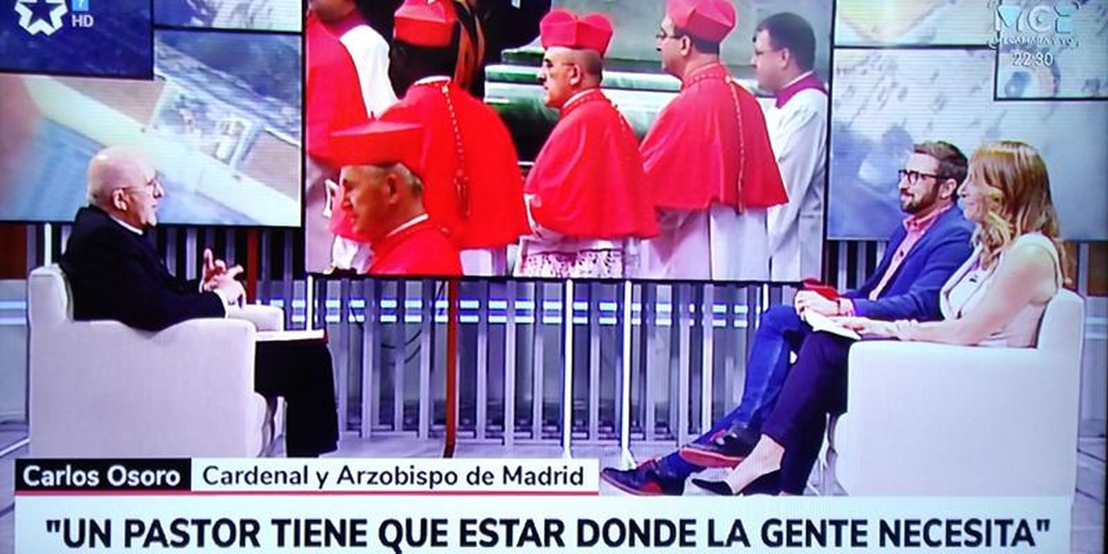 Cardenal Osoro en Telemadrid