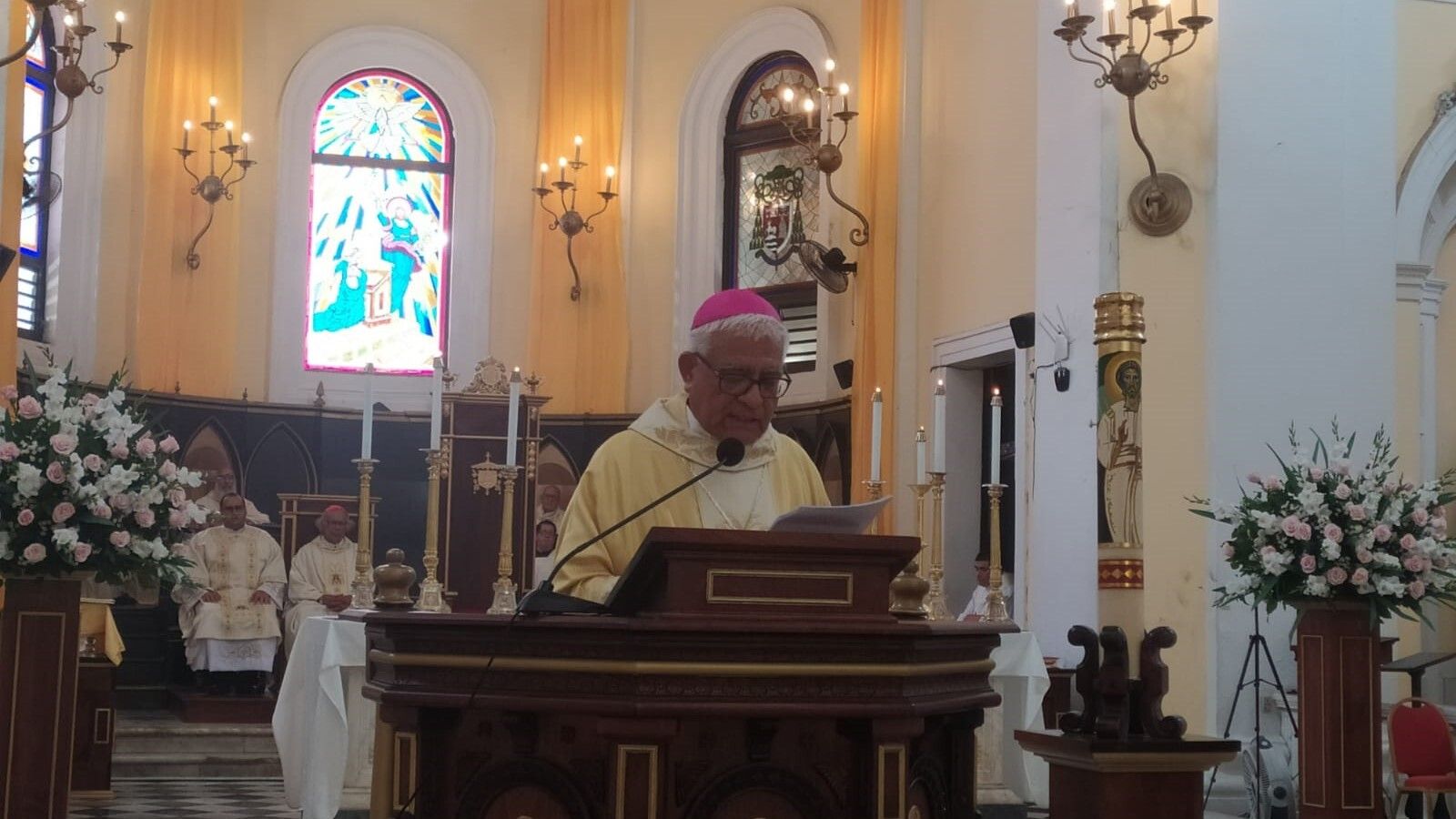 Mons. Cabrejos en los 500 años de la Catedral de San Juan de Puerto Rico