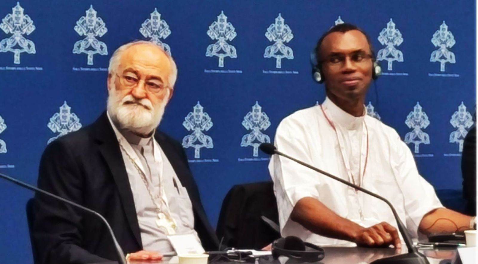 El cardenal López, durante una comparecencia en el Sínodo