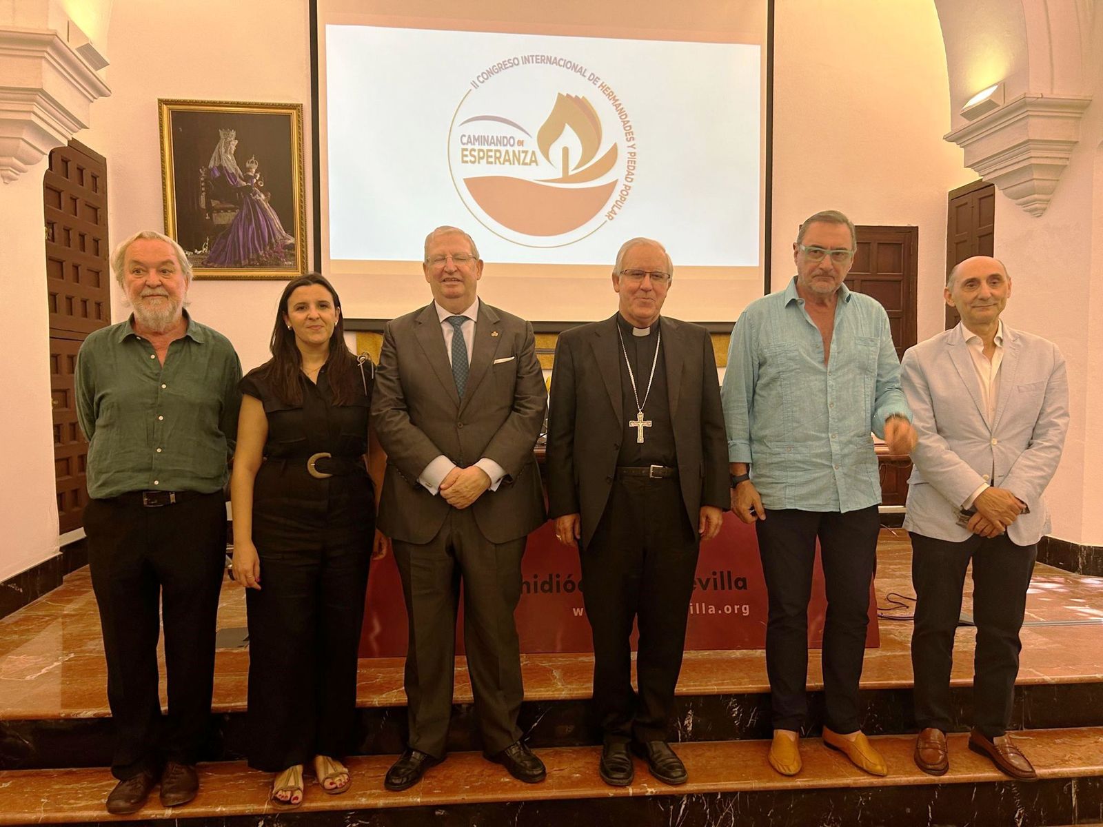 Herrera y Saiz Meneses  presentaron el II Congreso Internacional de Hermandades y Piedad Popular