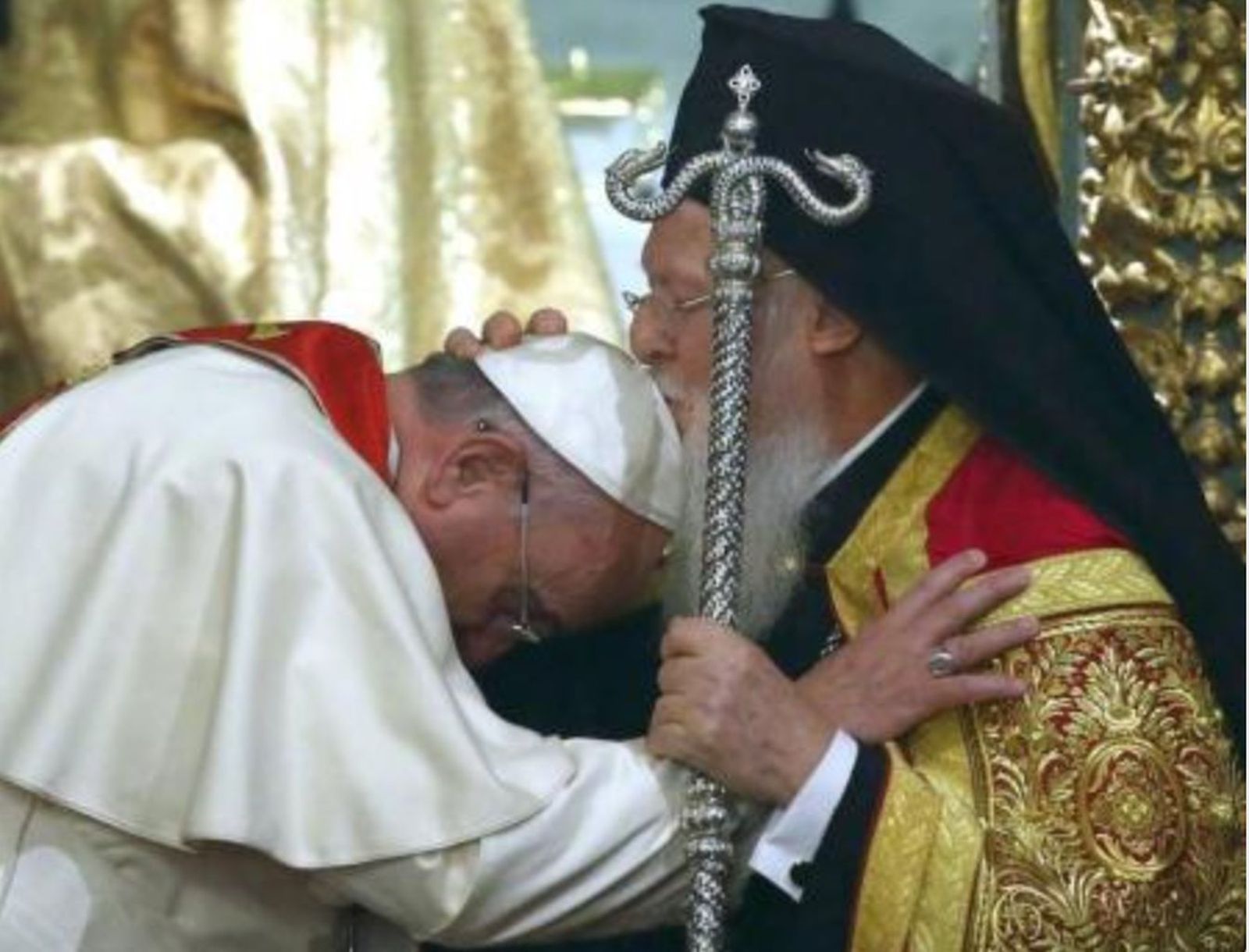 Papa Francisco y Bartolomé