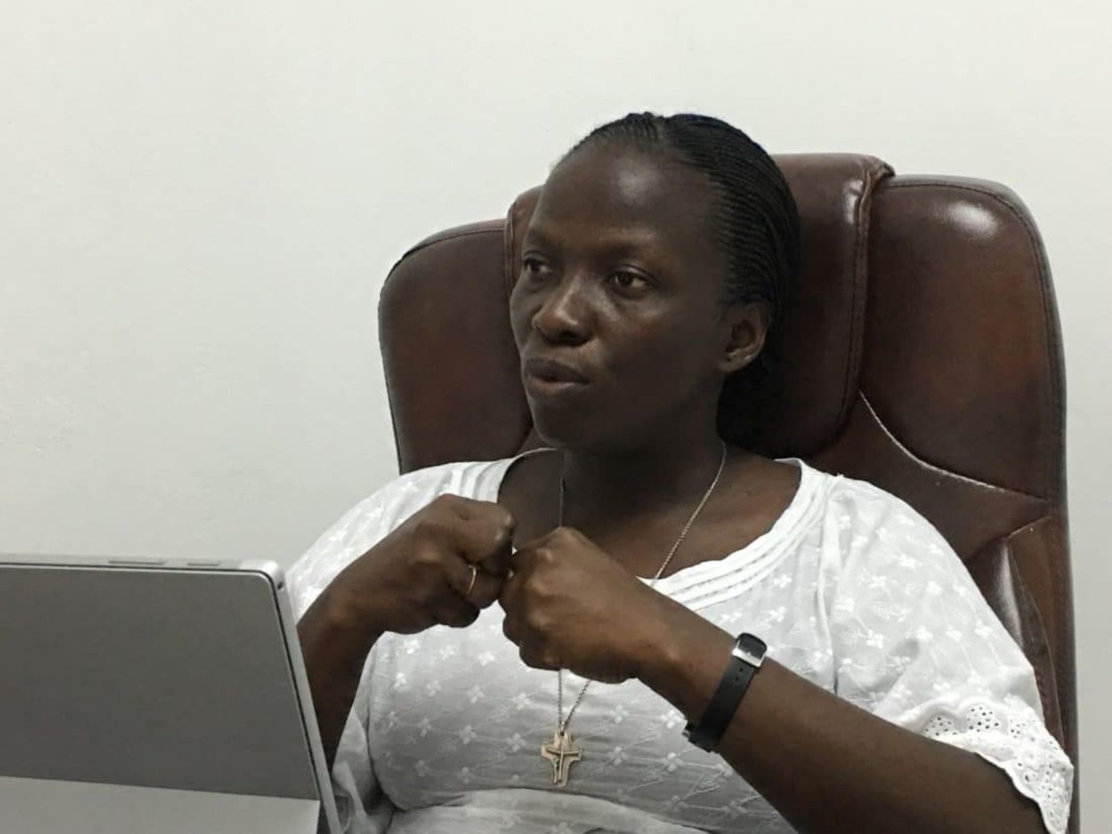 La hermana Solange Sahon Sia.