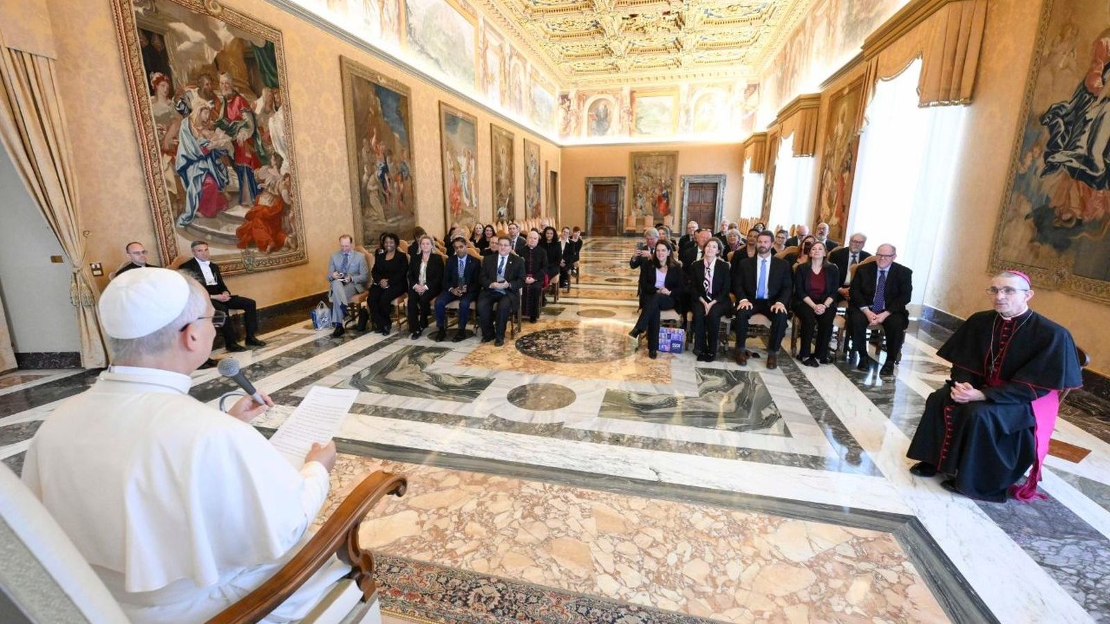 El Papa con las agencias de Caridades Católicas en los EE.UU.