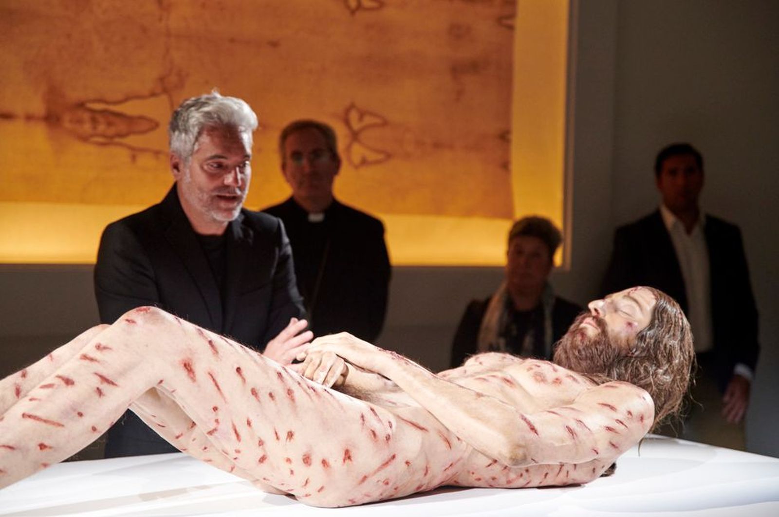 Jesucristo hiperrealista, en Barcelona